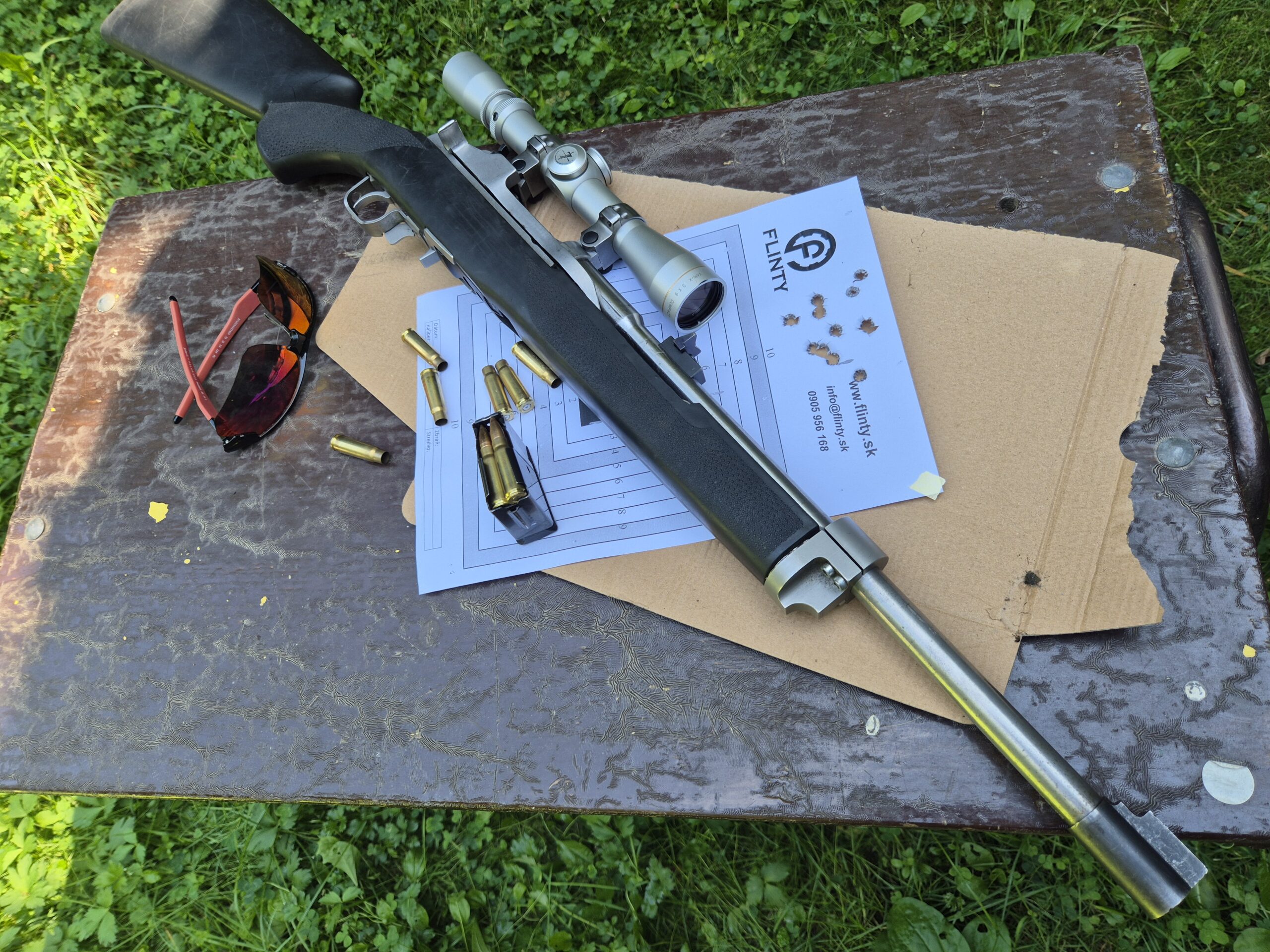 Nerezová samonabíjacia guľovnica RUGER Mini Thirty kal. 7,62×39