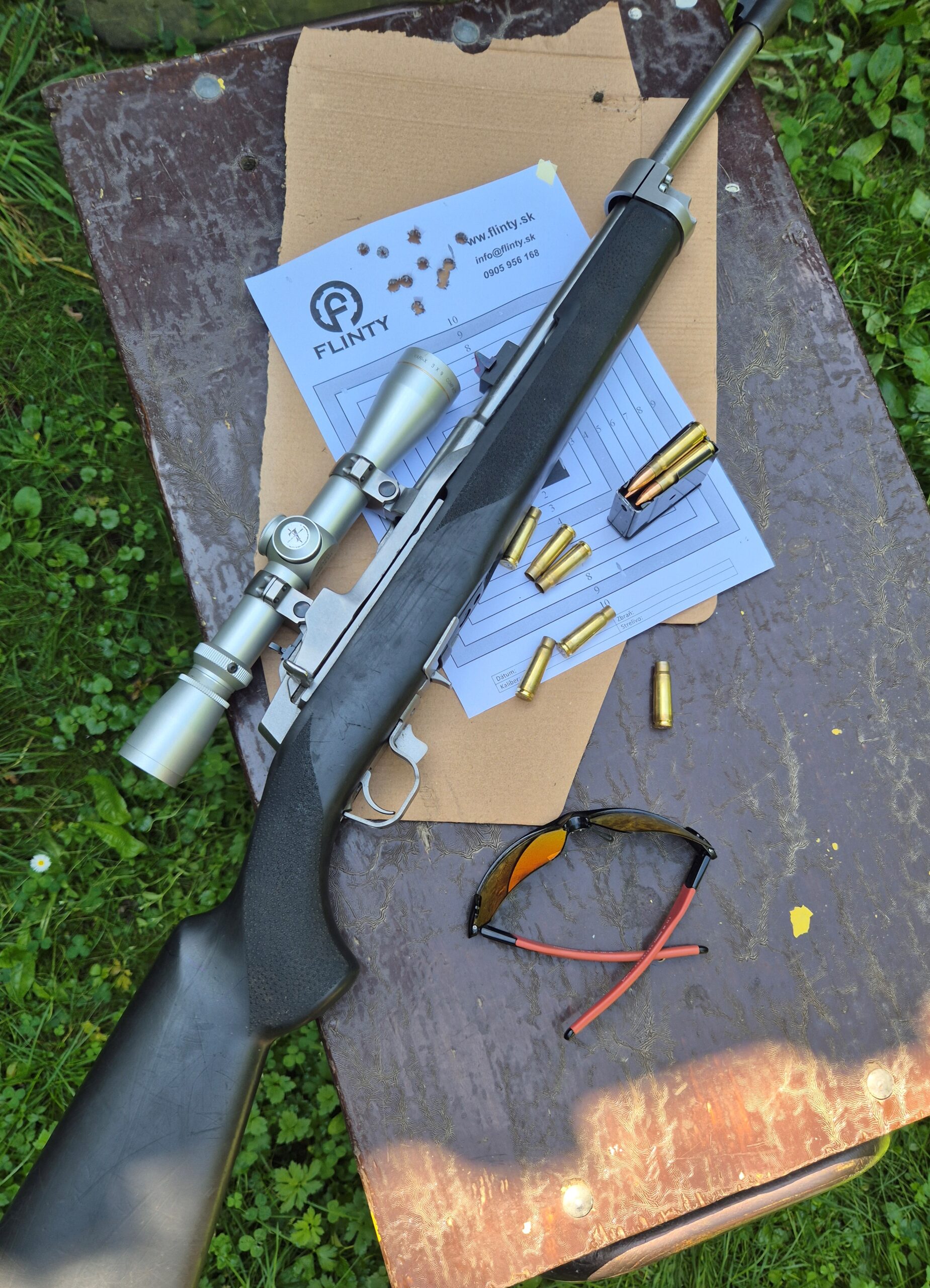 Nerezová samonabíjacia guľovnica RUGER Mini Thirty kal. 7,62×39